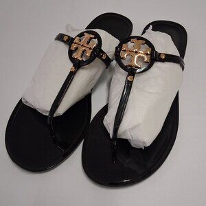 Tory Burch Mini Miller Thong Sandals – Perfect Black – Women’s Size 10M